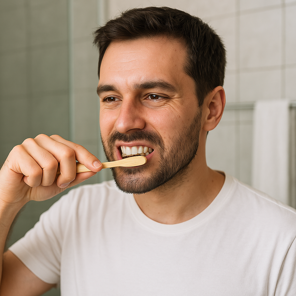 Pack of 5 Bamboo Toothbrush