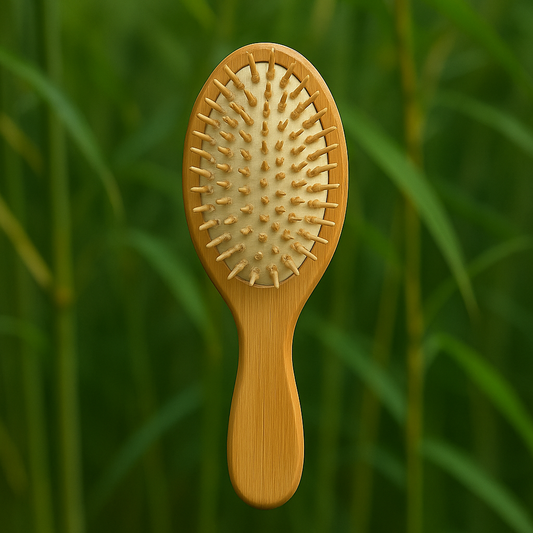 Oval Bamboo Hair brush